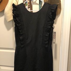 Gianni Bini Black Ruffled Jumpsuit